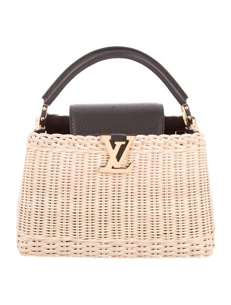 louis vuitton wicker bag